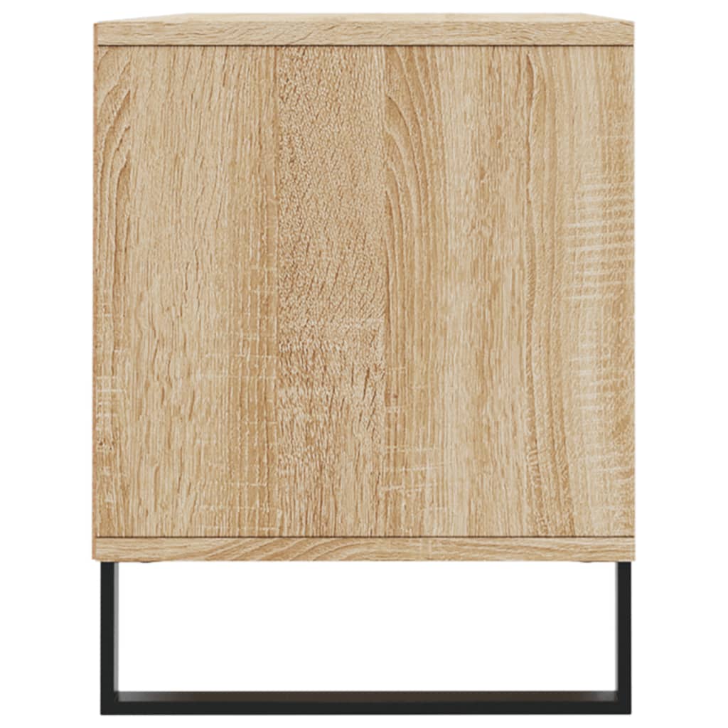tv-bord 100x34,5x44,5 cm konstrueret træ sonoma-eg