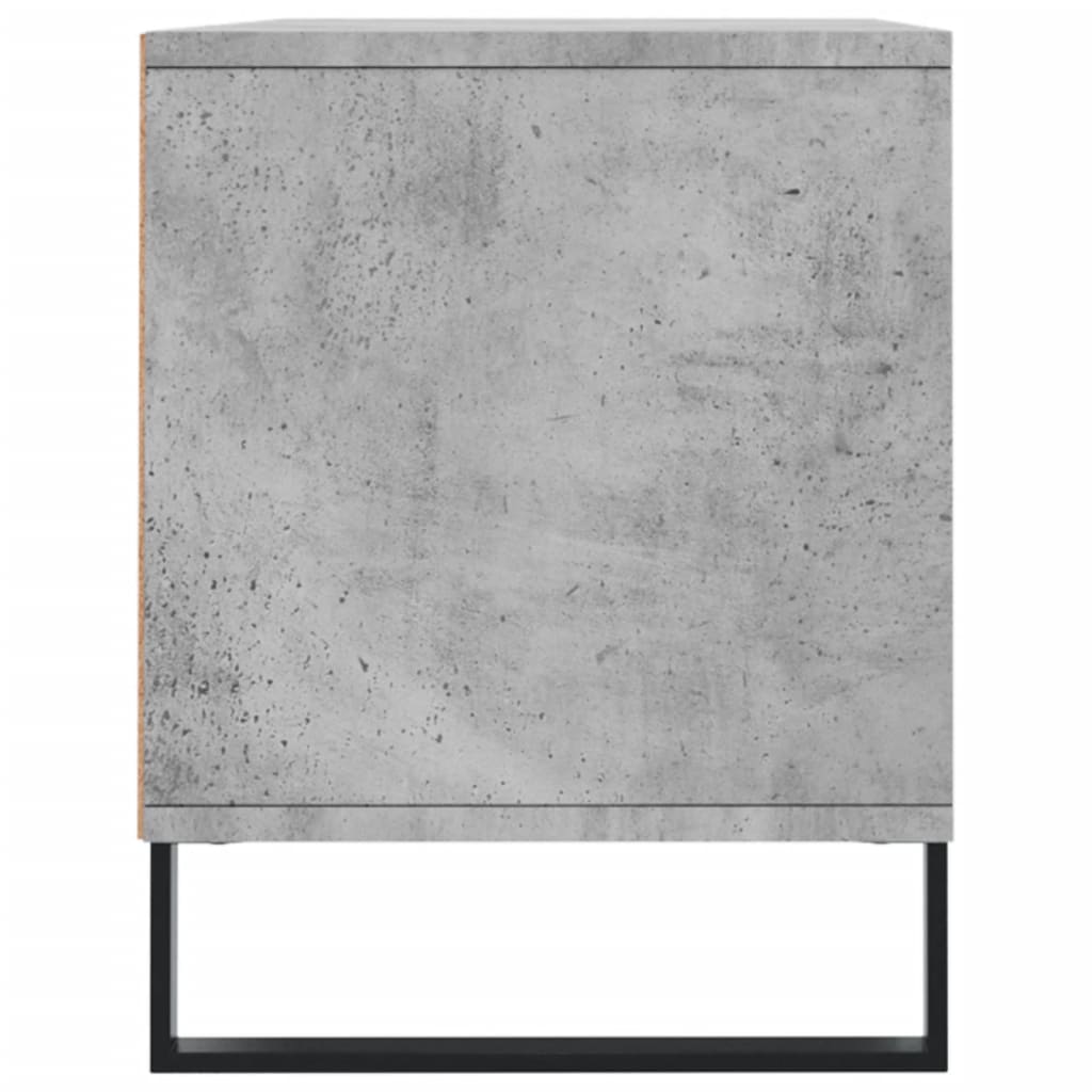 tv-bord 100x34,5x44,5 cm konstrueret træ betongrå