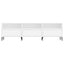 tv-bord 150x30x44,5 cm konstrueret træ hvid