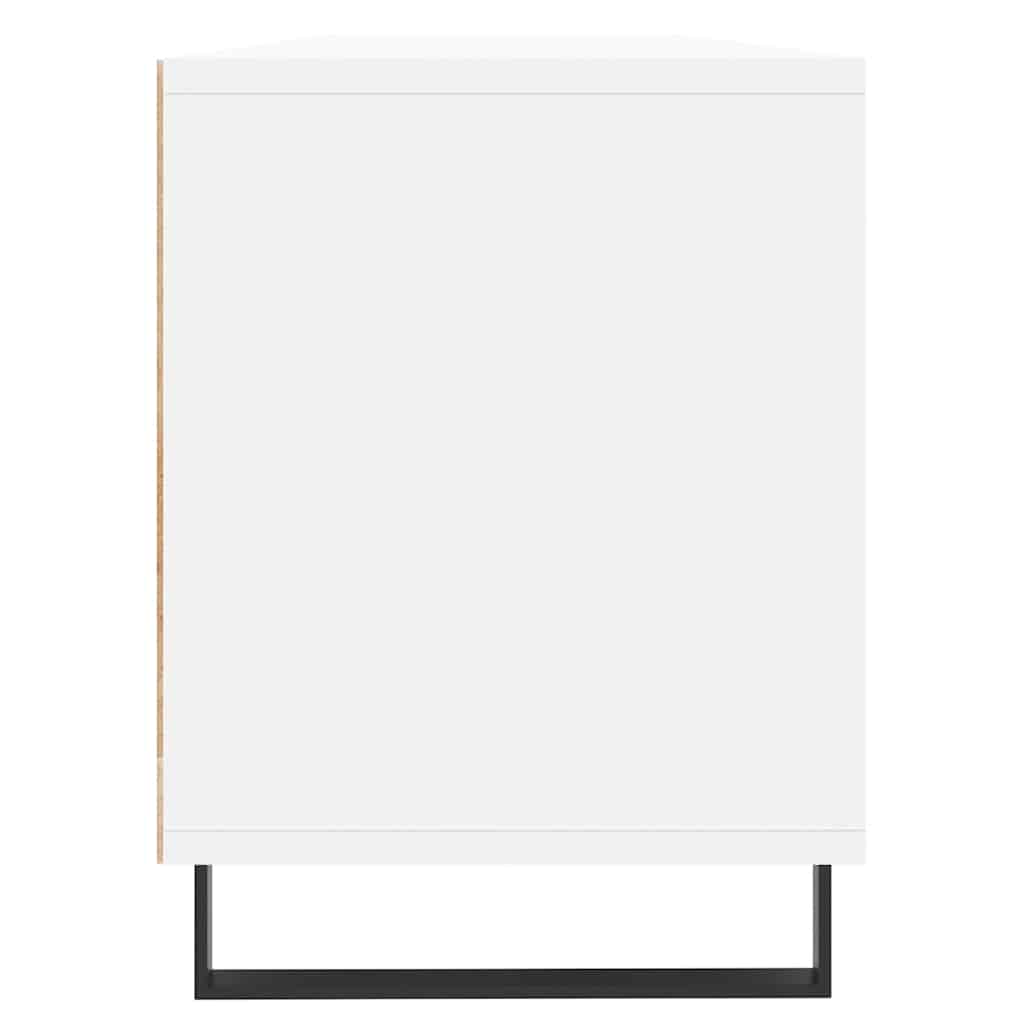 tv-bord 150x30x44,5 cm konstrueret træ hvid