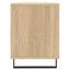 tv-bord 150x30x44,5 cm konstrueret træ sonoma-eg