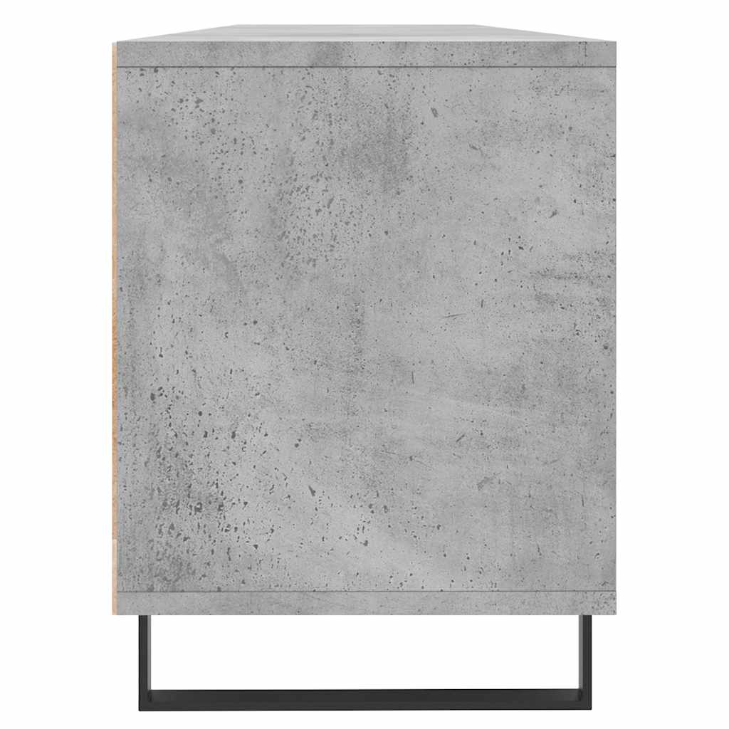 tv-bord 150x30x44,5 cm konstrueret træ betongrå