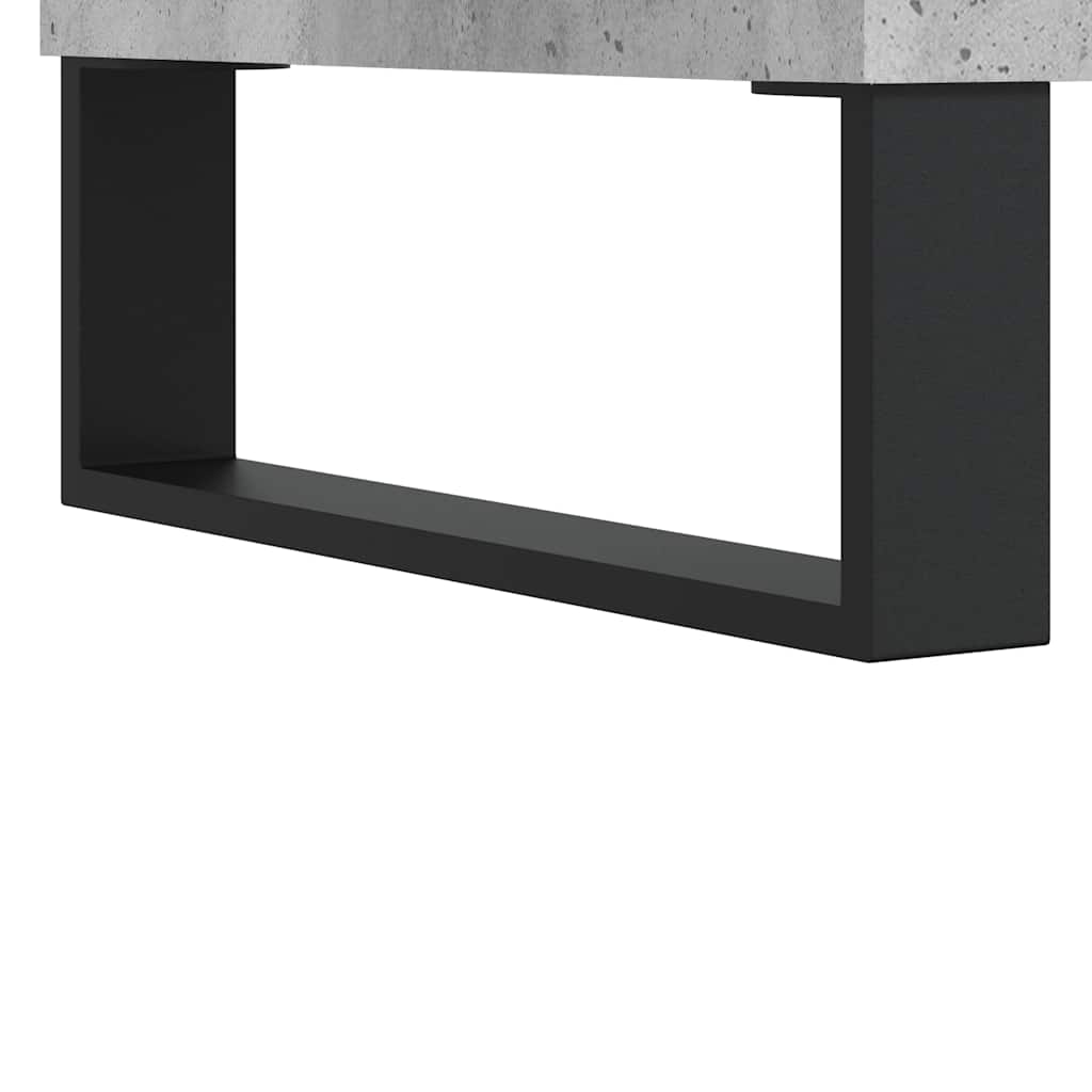 tv-bord 150x30x44,5 cm konstrueret træ betongrå