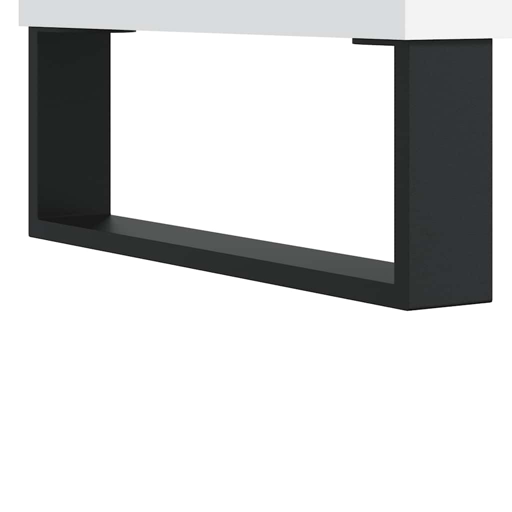badeværelsesskab 58x33x60 cm konstrueret træ hvid