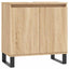 badeværelsesskab 58x33x60 cm konstrueret træ sonoma-eg