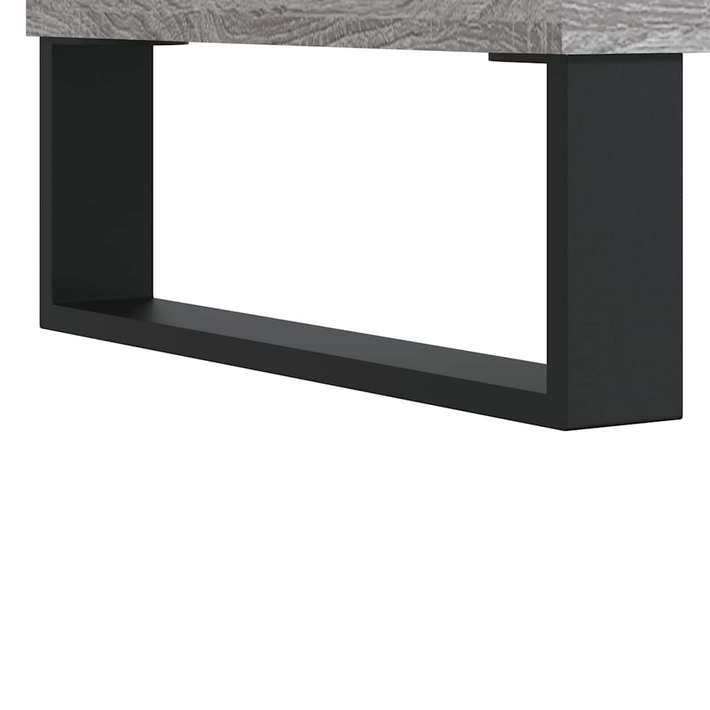badeværelsesskab 58x33x60 cm konstrueret træ grå sonoma-eg