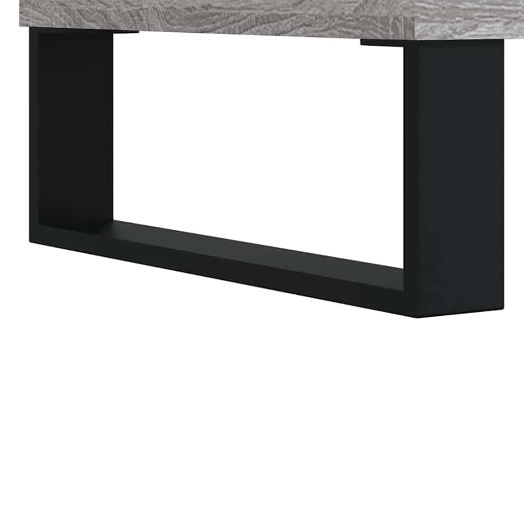 badeværelsesskab 65x33x60 cm konstrueret træ grå sonoma-eg