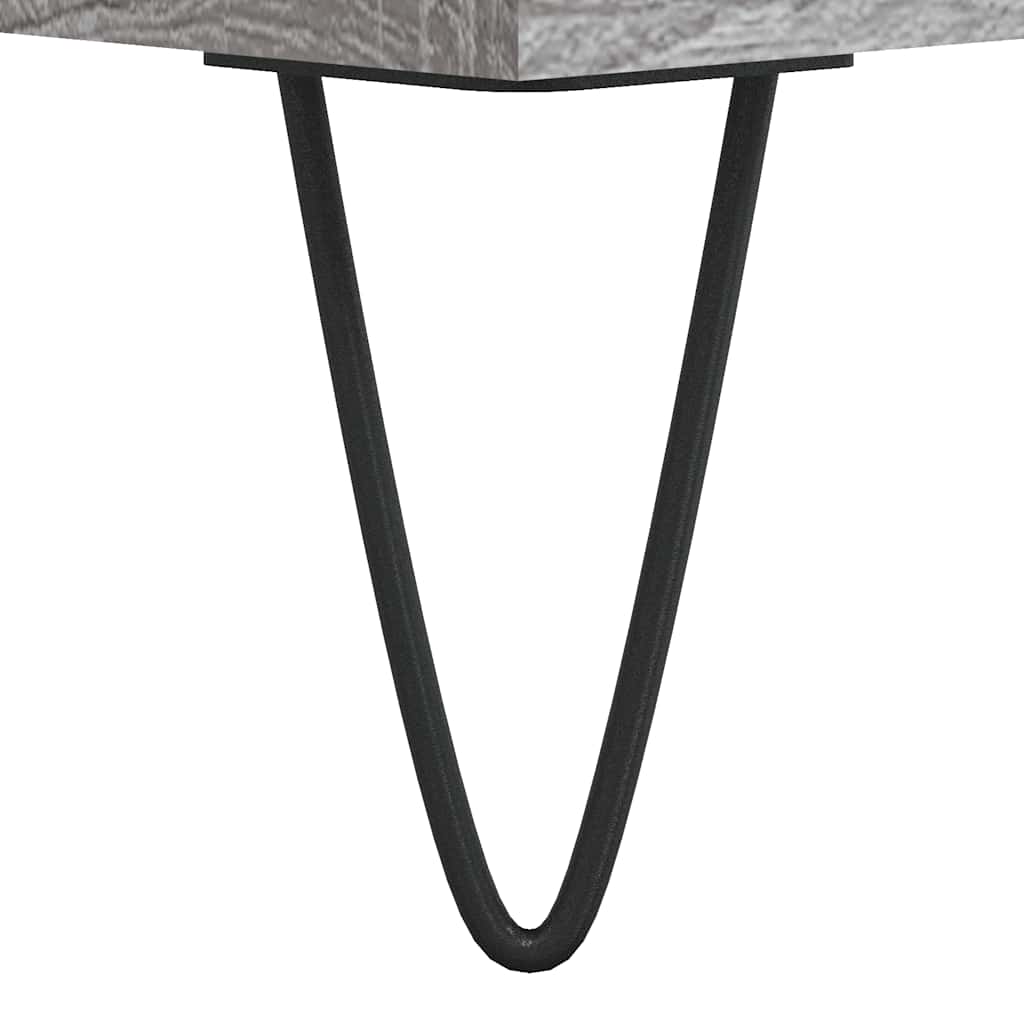 badeværelsesskab 80x33x60 cm konstrueret træ grå sonoma-eg
