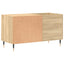 vinylskab 85x38x48 cm konstrueret træ sonoma-eg