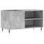 vinylskab 85x38x48 cm konstrueret træ betongrå