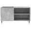 vinylskab 85x38x48 cm konstrueret træ betongrå