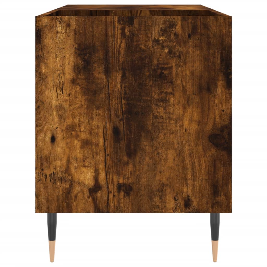 vinylskab 85x38x48 cm konstrueret træ røget sonoma-eg