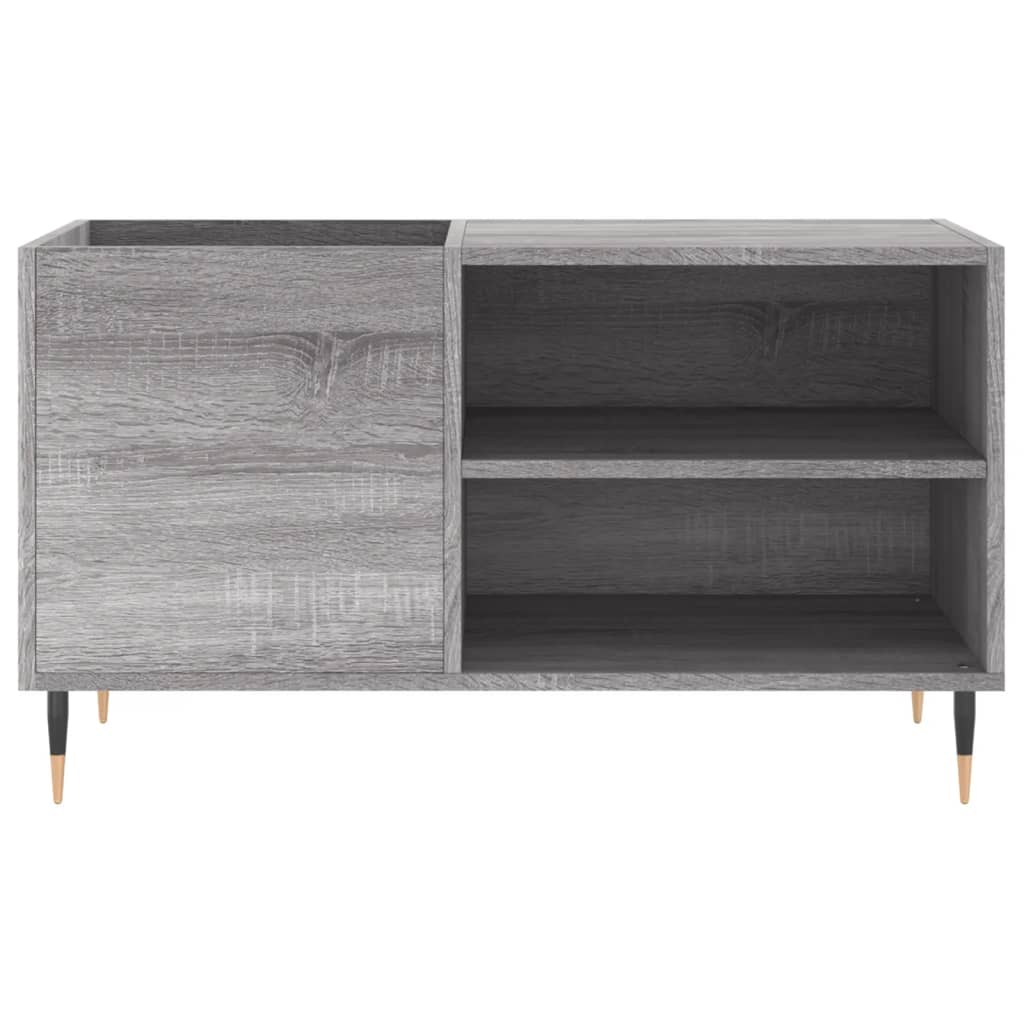 vinylskab 85x38x48 cm konstrueret træ grå sonoma-eg