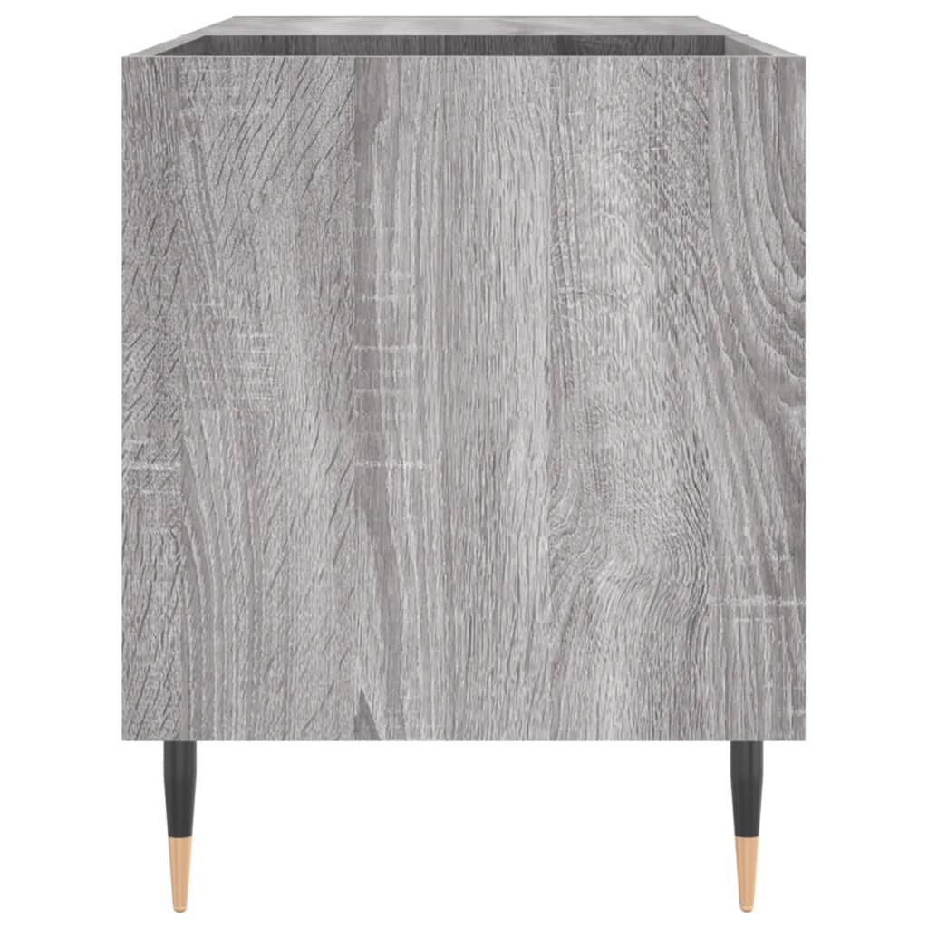 vinylskab 85x38x48 cm konstrueret træ grå sonoma-eg