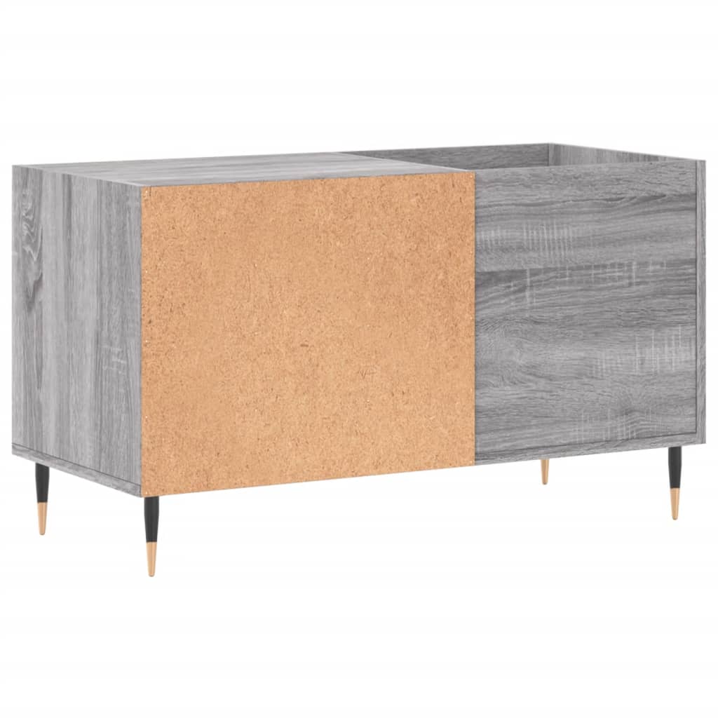 vinylskab 85x38x48 cm konstrueret træ grå sonoma-eg
