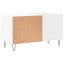 vinylskab 85x38x48 cm konstrueret træ hvid
