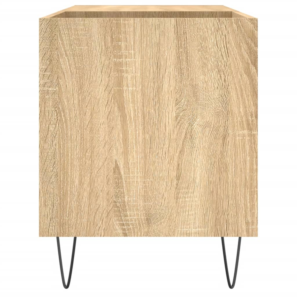 vinylskab 85x38x48 cm konstrueret træ sonoma-eg