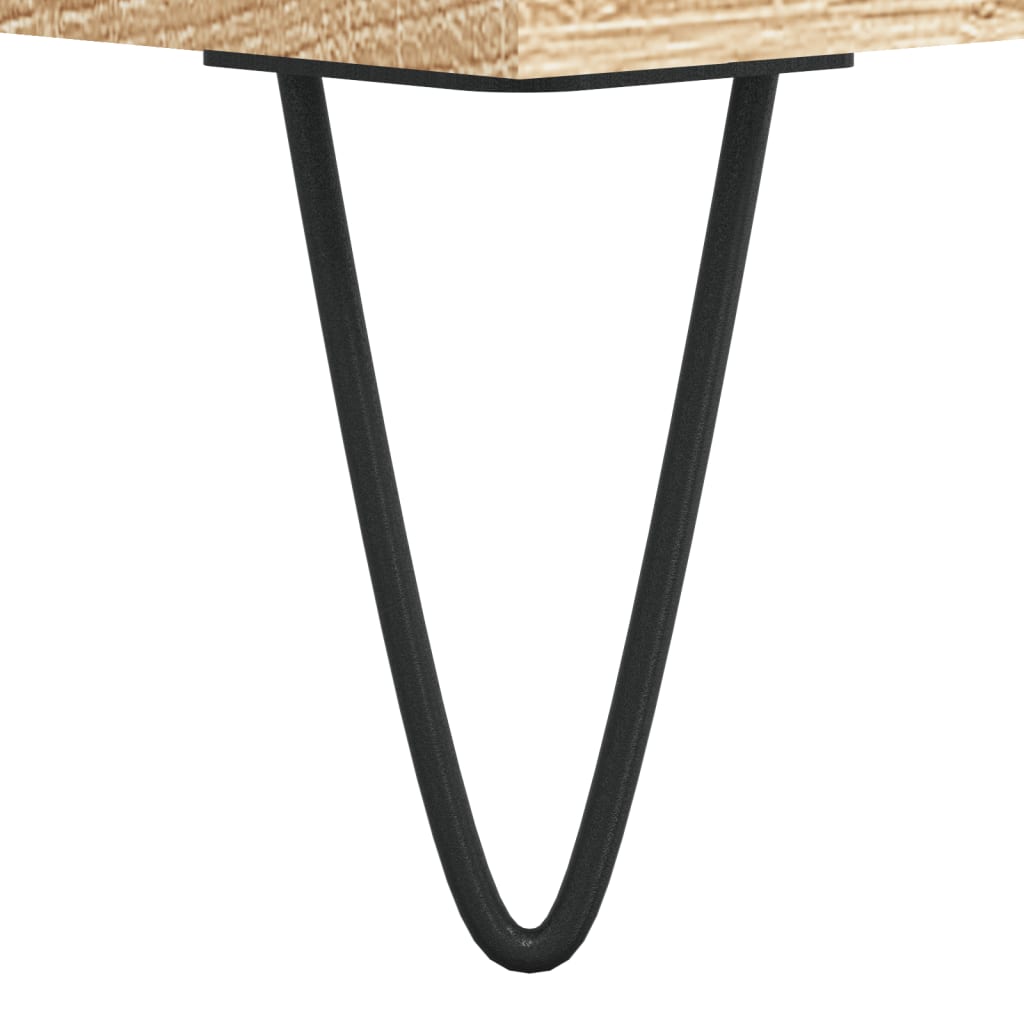 vinylskab 85x38x48 cm konstrueret træ sonoma-eg