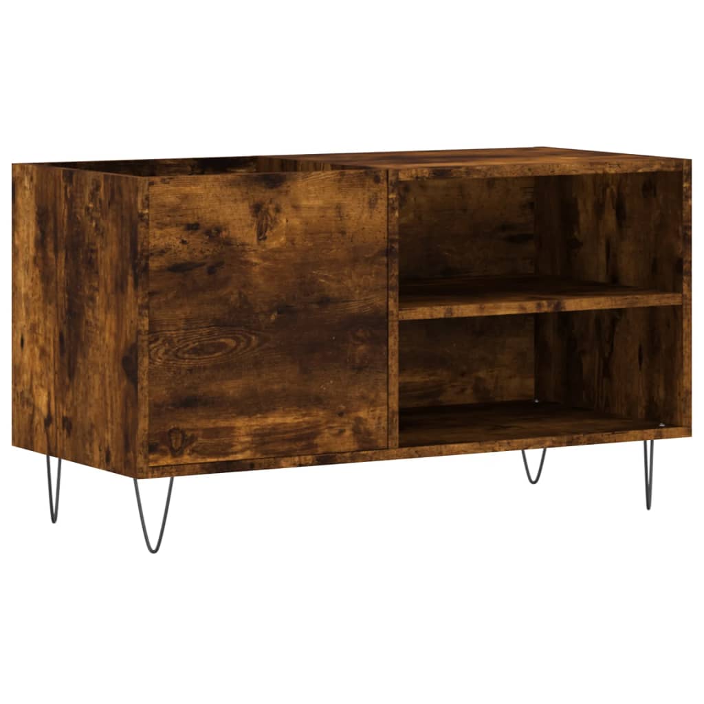 vinylskab 85x38x48 cm konstrueret træ røget sonoma-eg