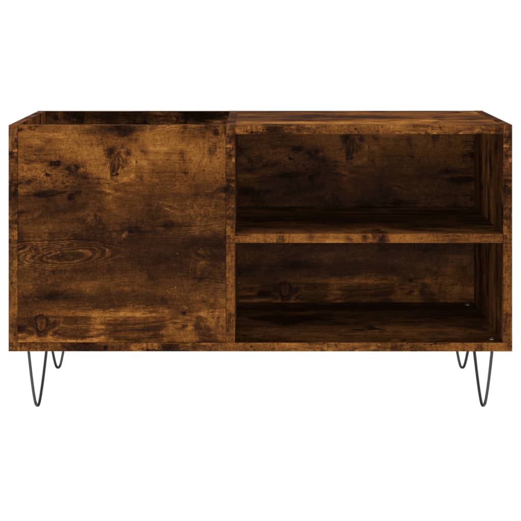 vinylskab 85x38x48 cm konstrueret træ røget sonoma-eg