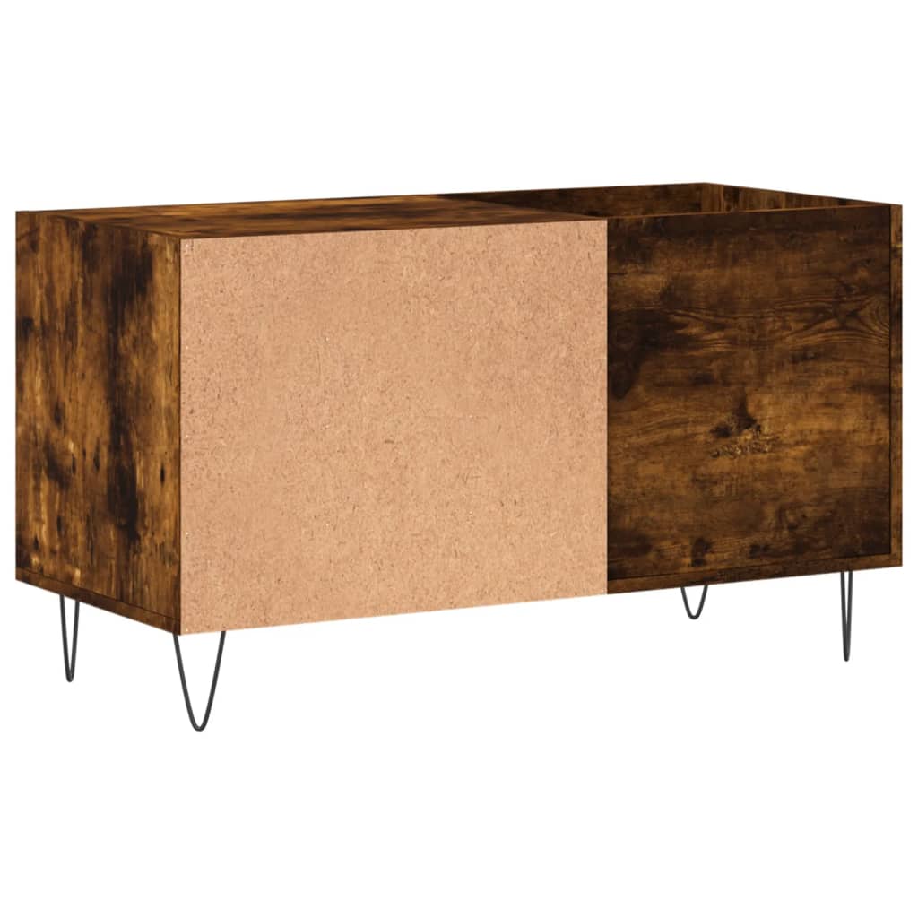 vinylskab 85x38x48 cm konstrueret træ røget sonoma-eg