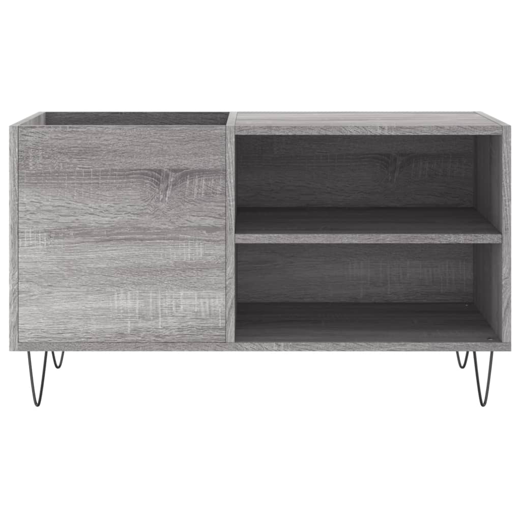 vinylskab 85x38x48 cm konstrueret træ grå sonoma-eg