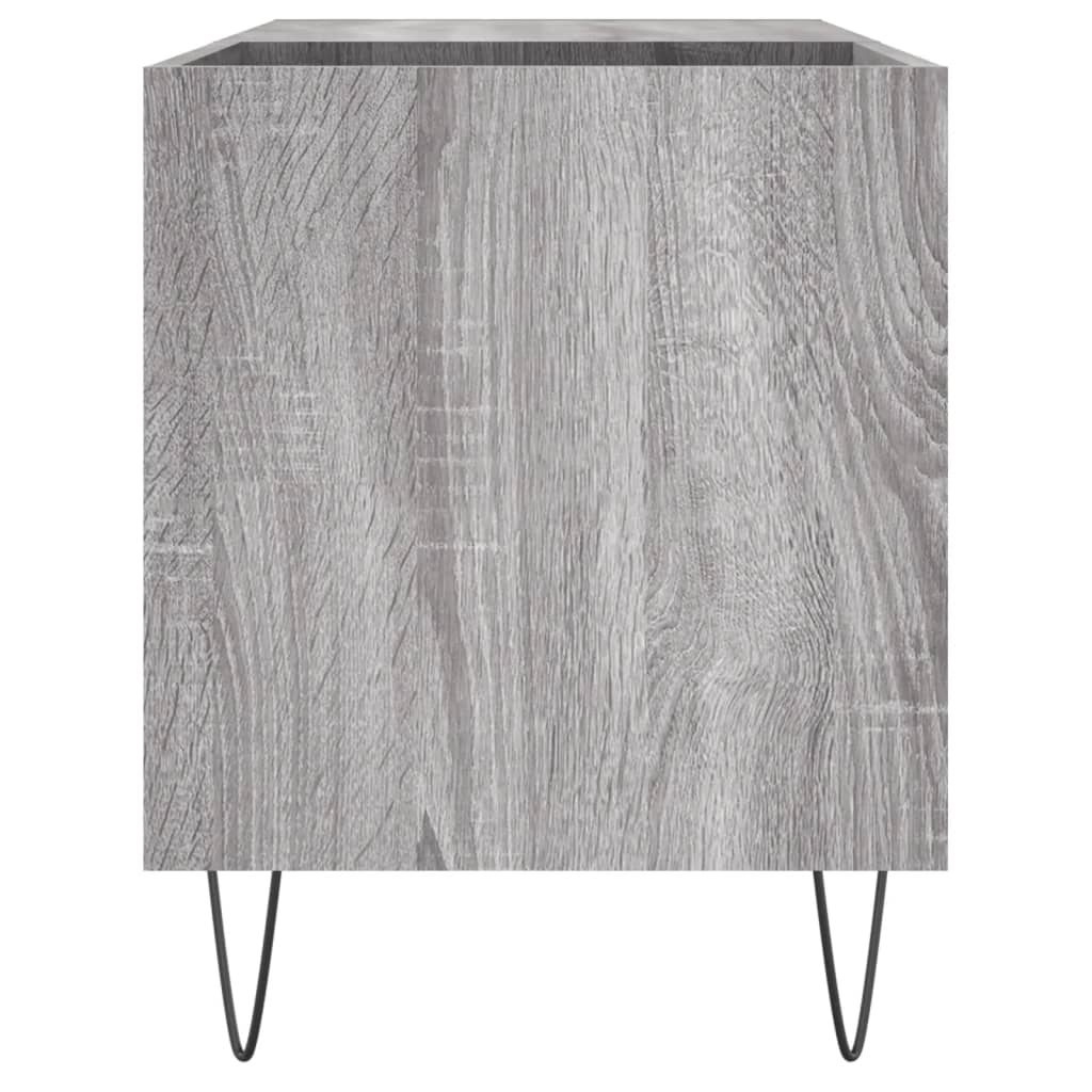 vinylskab 85x38x48 cm konstrueret træ grå sonoma-eg
