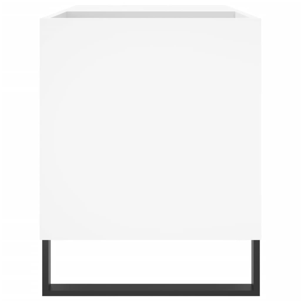 vinylskab 85x38x48 cm konstrueret træ hvid