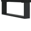 vinylskab 85x38x48 cm konstrueret træ sort