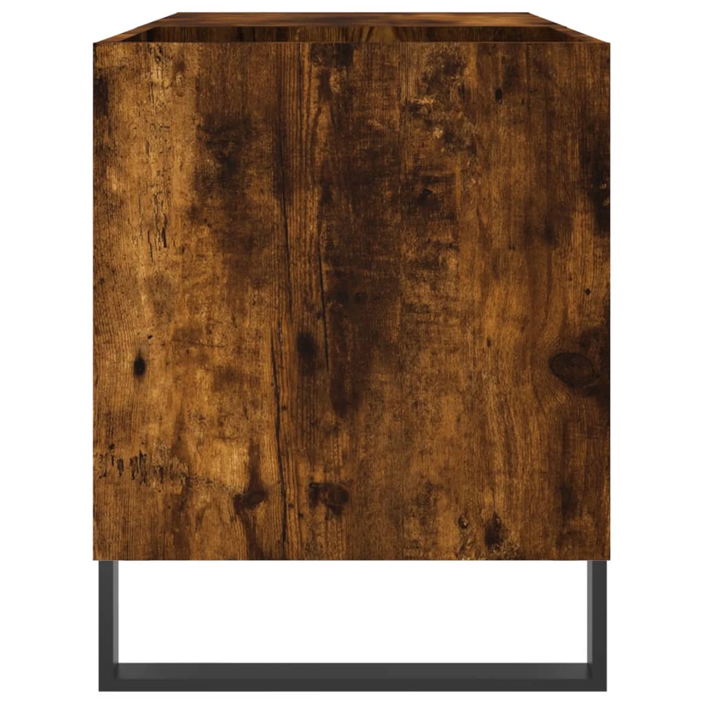 vinylskab 85x38x48 cm konstrueret træ røget sonoma-eg