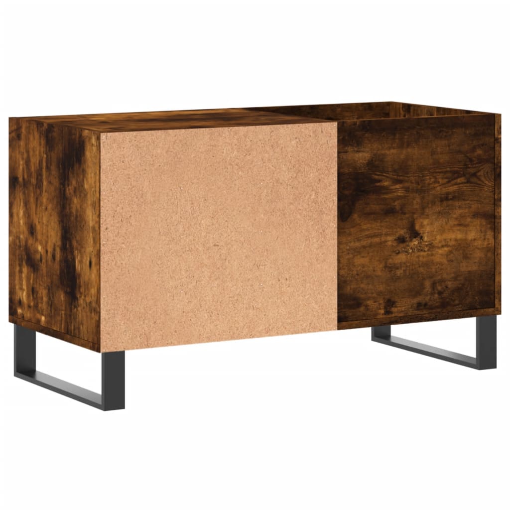 vinylskab 85x38x48 cm konstrueret træ røget sonoma-eg