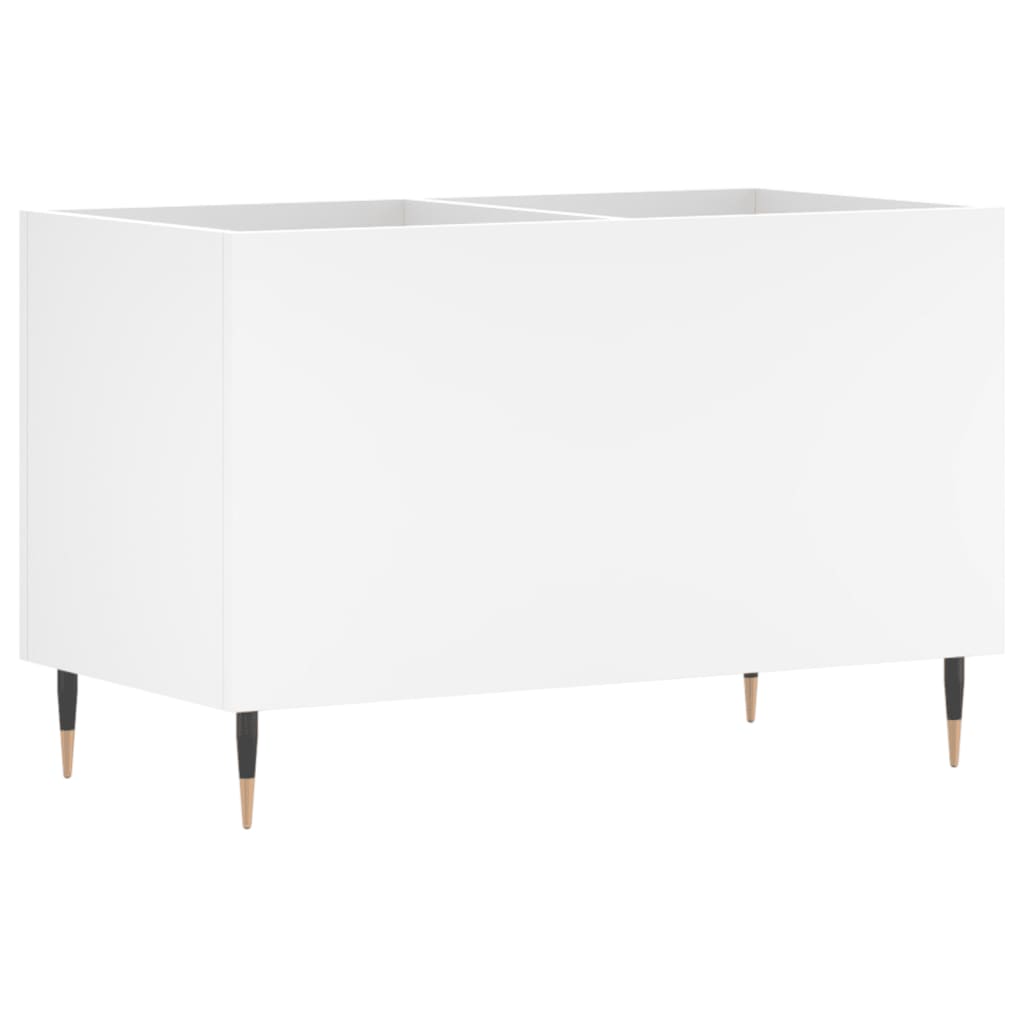 vinylskab 74,5x38x48 cm konstrueret træ hvid