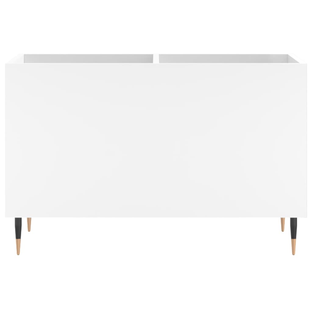 vinylskab 74,5x38x48 cm konstrueret træ hvid