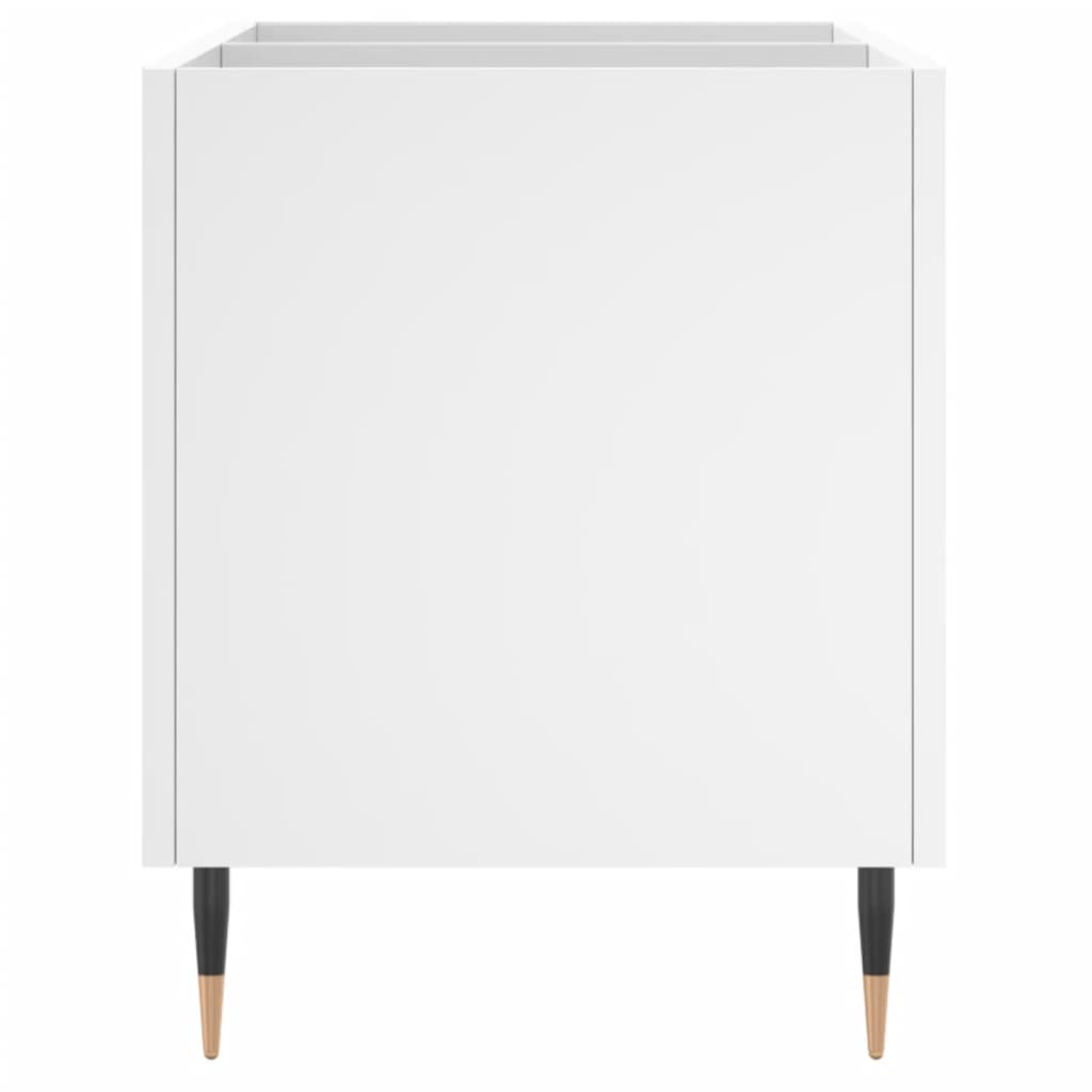 vinylskab 74,5x38x48 cm konstrueret træ hvid