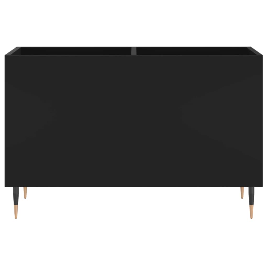 vinylskab 74,5x38x48 cm konstrueret træ sort