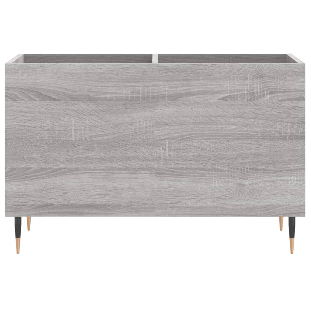 vinylskab 74,5x38x48 cm konstrueret træ grå sonoma-eg