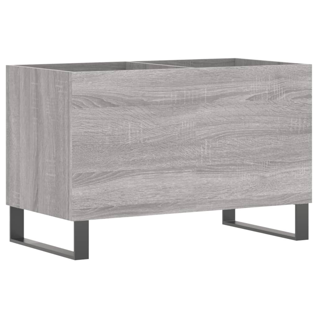 vinylskab 74,5x38x48 cm konstrueret træ grå sonoma-eg