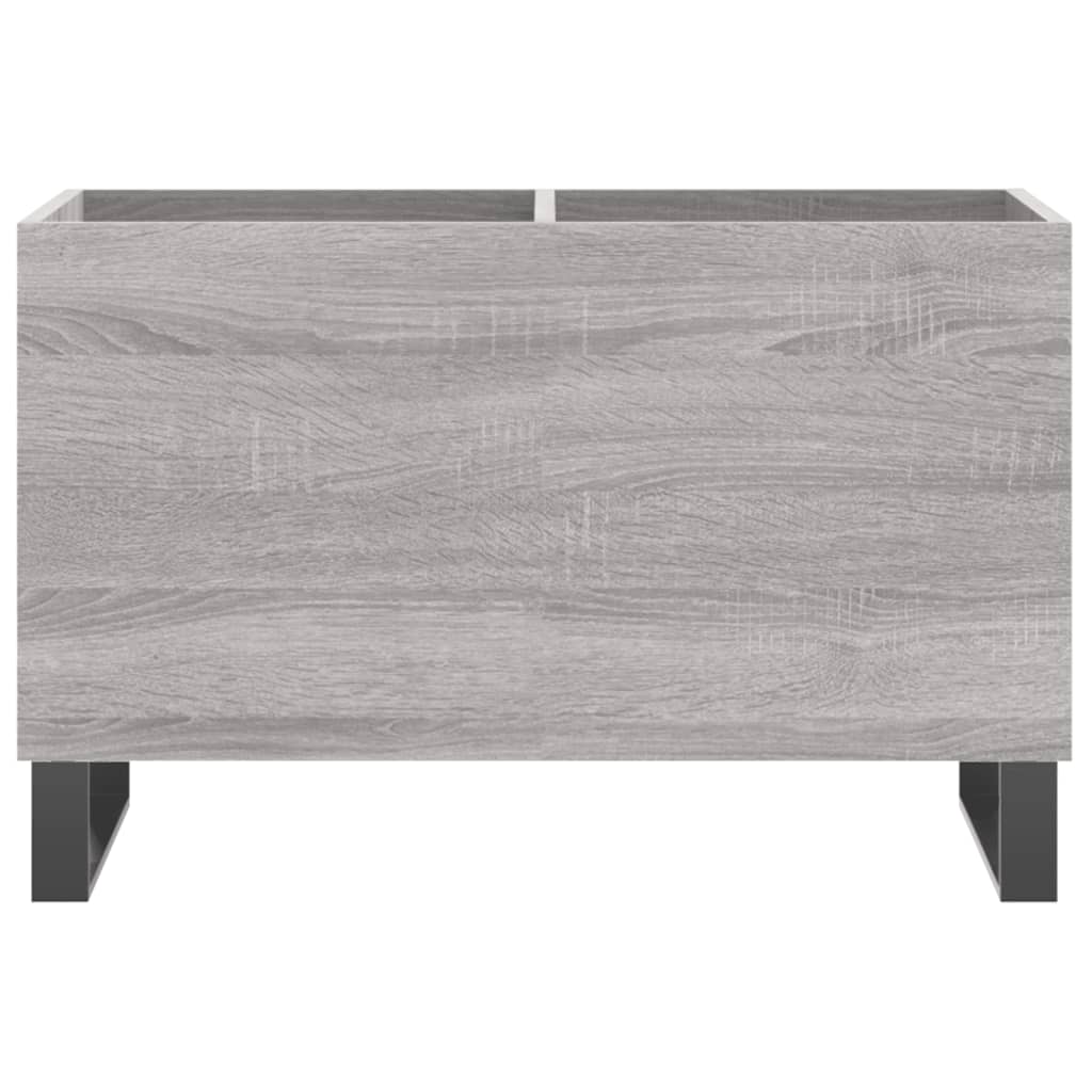 vinylskab 74,5x38x48 cm konstrueret træ grå sonoma-eg