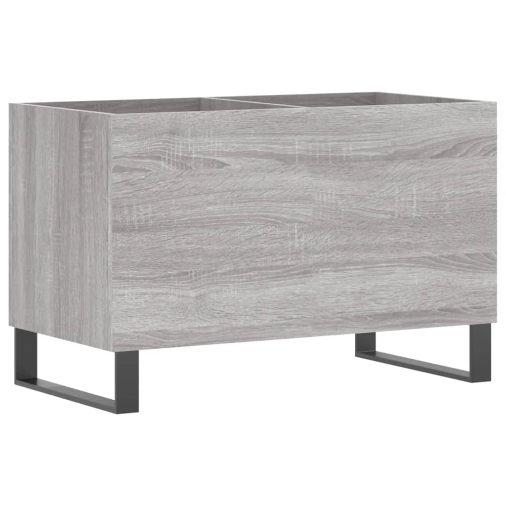 vinylskab 74,5x38x48 cm konstrueret træ grå sonoma-eg