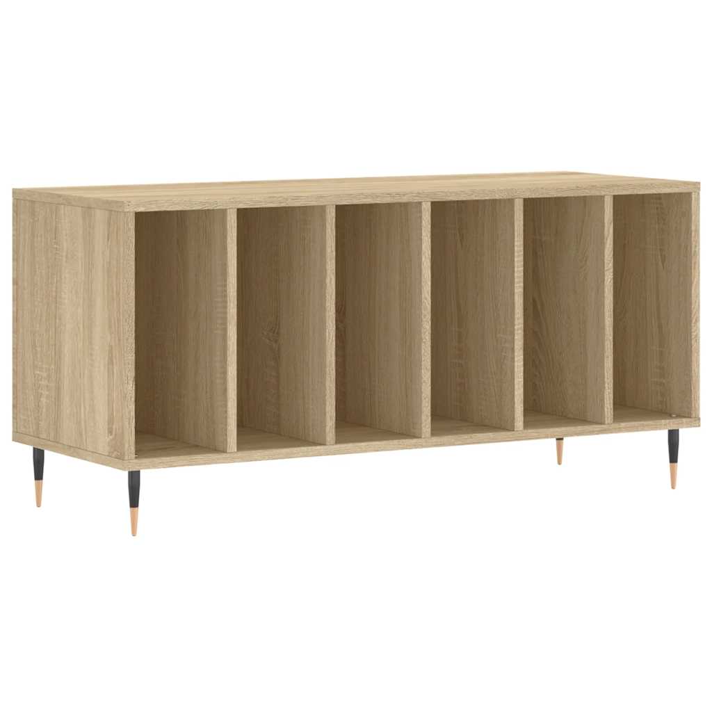 vinylskab 100x38x48 cm konstrueret træ sonoma-eg