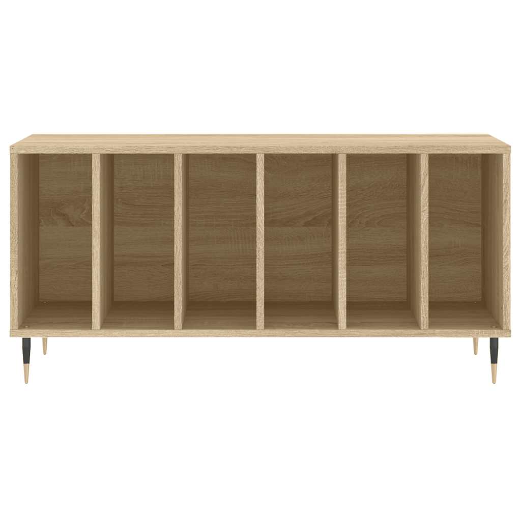 vinylskab 100x38x48 cm konstrueret træ sonoma-eg