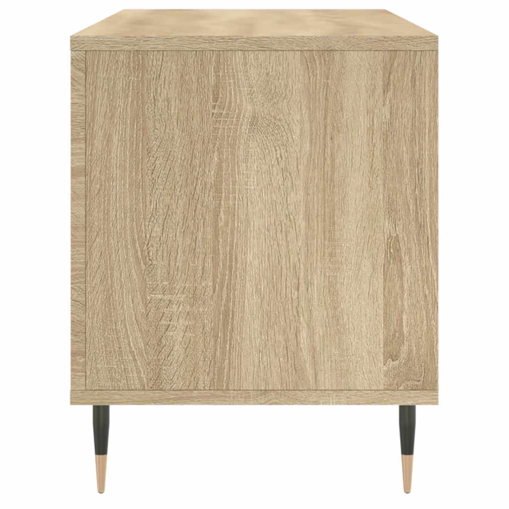 vinylskab 100x38x48 cm konstrueret træ sonoma-eg