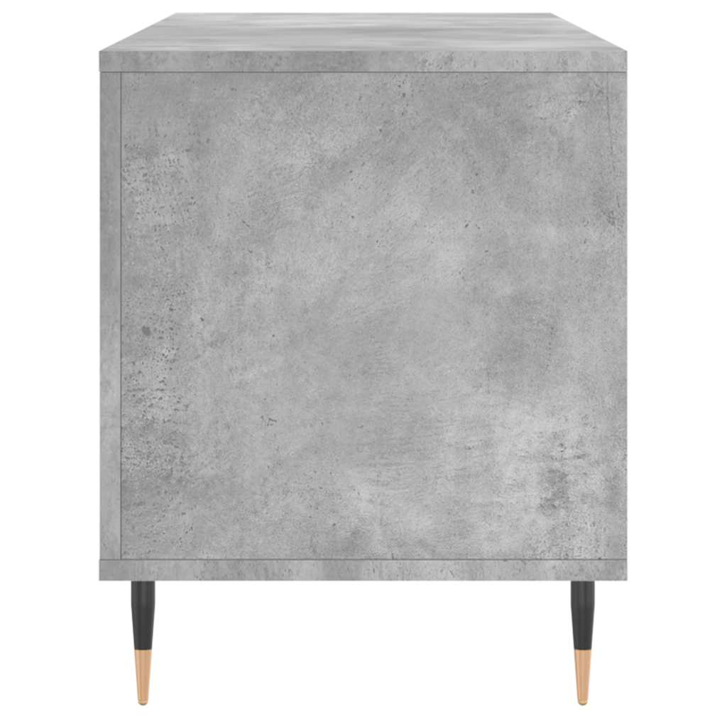 vinylskab 100x38x48 cm konstrueret træ betongrå