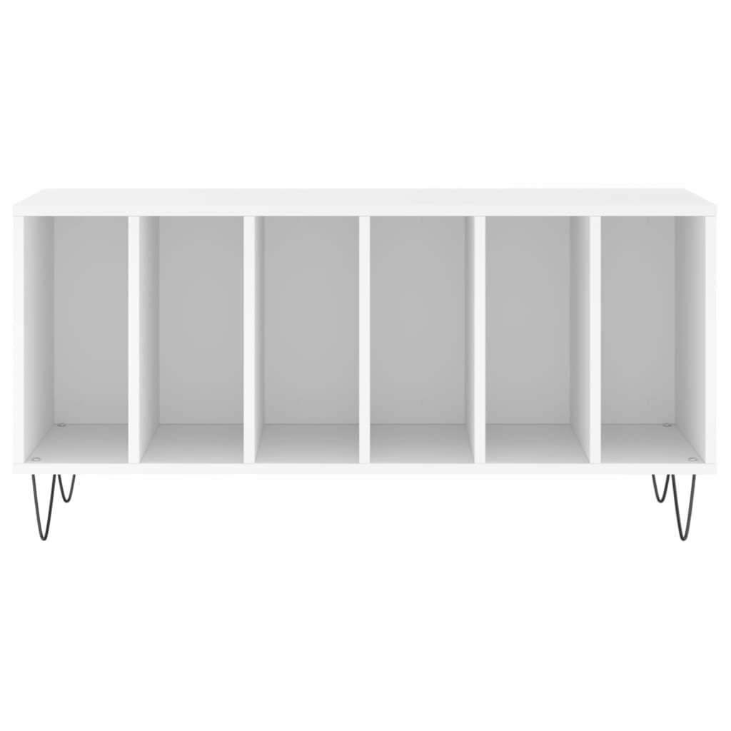 vinylskab 100x38x48 cm konstrueret træ hvid