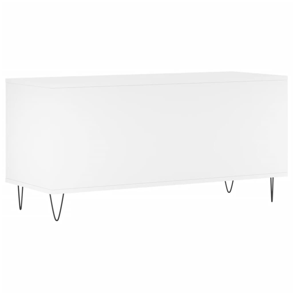 vinylskab 100x38x48 cm konstrueret træ hvid
