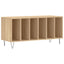 vinylskab 100x38x48 cm konstrueret træ sonoma-eg