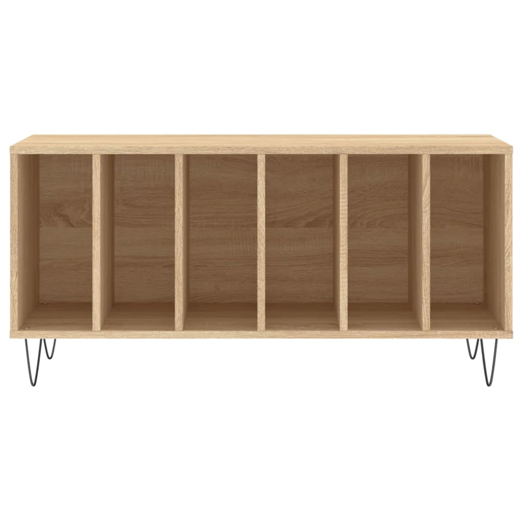 vinylskab 100x38x48 cm konstrueret træ sonoma-eg