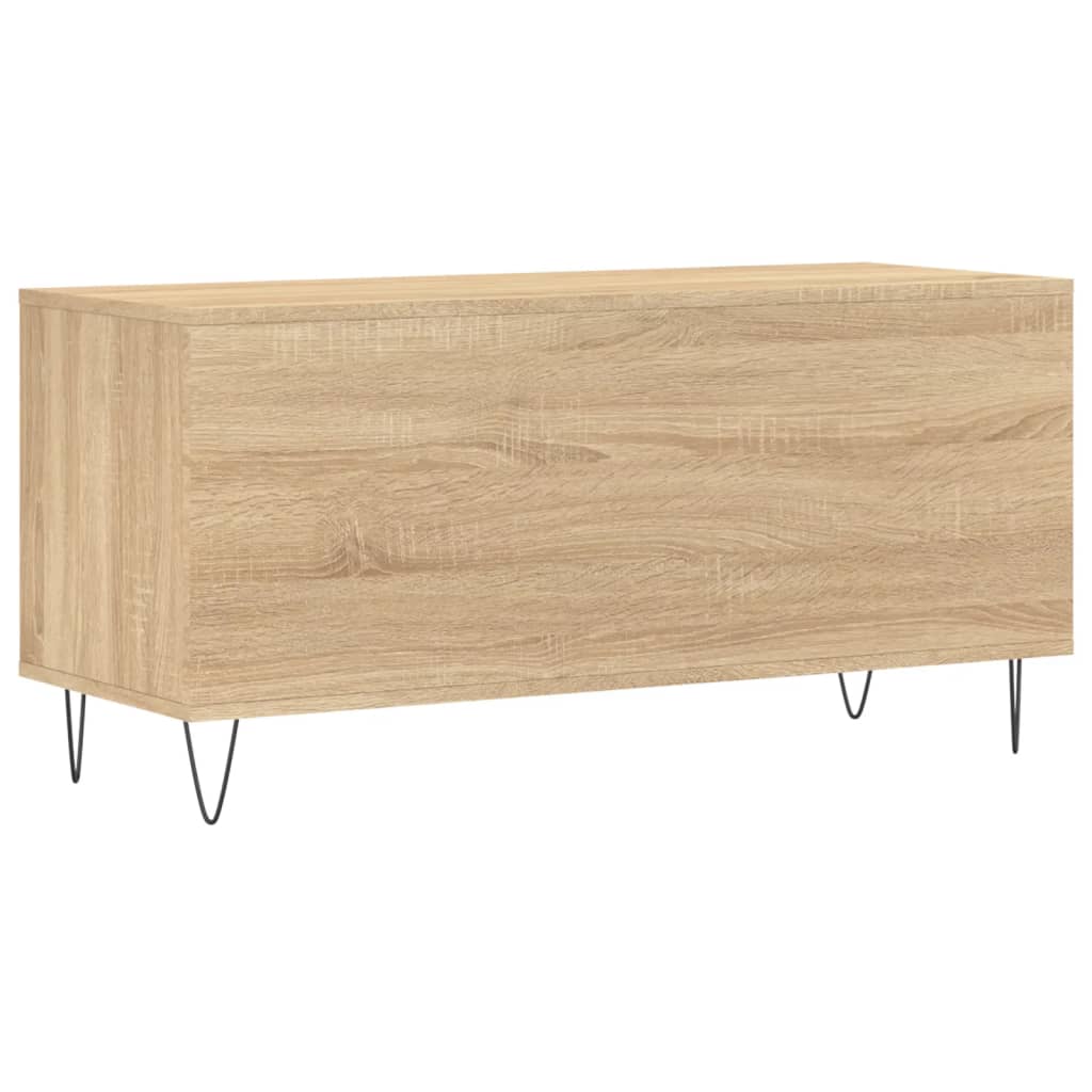 vinylskab 100x38x48 cm konstrueret træ sonoma-eg