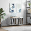 vinylskab 100x38x48 cm konstrueret træ betongrå