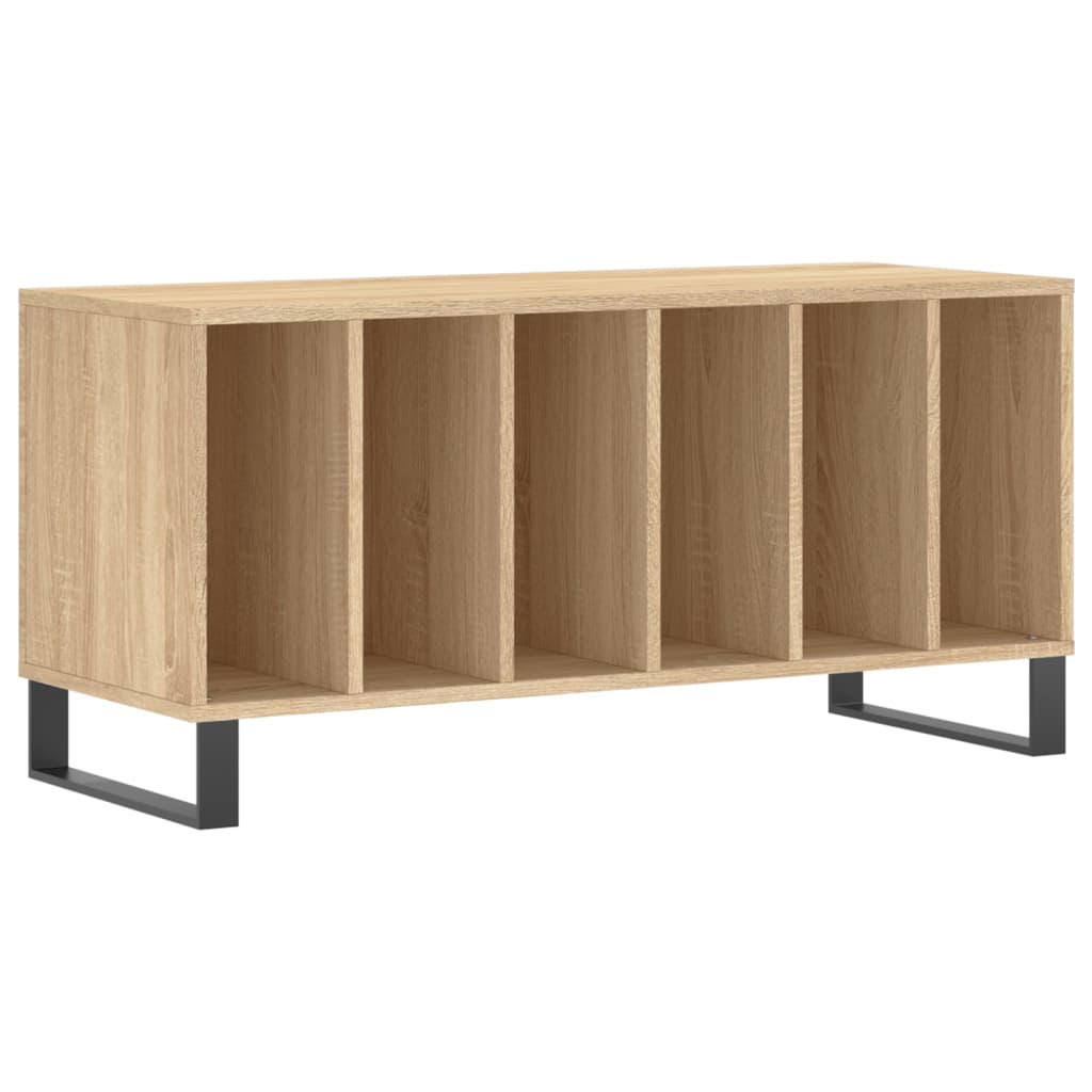 vinylskab 100x38x48 cm konstrueret træ sonoma-eg